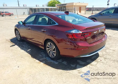 2020 Honda Insight Touring z USA, uszkodzony, nr VIN 19XZE4F99LE010043